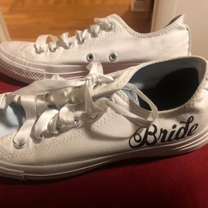 Converse bride shoes